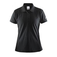 Craft Pique Classic t-shirt Dames Polo zwart Maat XL Maat 42