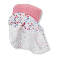 Sterntaler Hoed met nekbeschermer licht rood