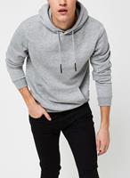 Only & Sons Effen Gekleurde Hoodie Heren Grijs