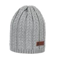 Sterntaler Strickmütze silber melange