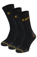 Caterpillar CAT werksokken 3-pack black-41/46