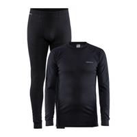 Craft Baselayerset men core dry black-m