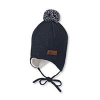 Sterntaler - Kid's OCS Strickmütze Pompon - Muts, blauw