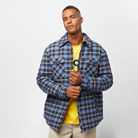 Urban Classics Freizeitjacke Plaid Quilted, lightblue/darkblue