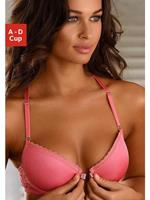 s.Oliver RED LABEL Beachwear Bh met steuncups Lisette met voorsluiting en mooie kanten achterkant, dessous