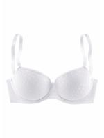 Lascana Bh met steuncups met kant over naadloze cups, op de modellerende beugel, dessous