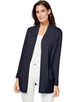 Casual Looks Inspirationen Long-Strickjacke aus reiner Baumwolle