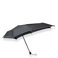 Mini Foldable Storm Paraplu Black Reflective