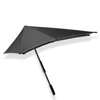 Original Large Stick Paraplu Black Reflective