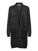 Long Knitted Cardigan Dames Grijs