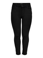 Only Carwilly Life Reg Skinny Fit Jeans Dames Zwart