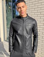 Jack & Jones Imitatieleren jack JJEWARNER JACKET NOOS