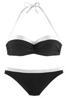 Lascana Bügel-Bandeau-Bikini mit kontrastfarbener Einfassung