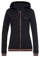 H.I.S Sweatvest met gemetalliseerd glanzende details