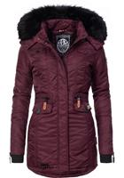 Navahoo Steppmantel »Schätzchen« warmer Winterparka mit Kunstfellkapuze
