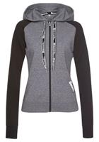 Bench. Capuchonsweatvest met contrastkleurige mouwen