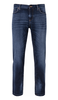 Alberto Jeans Pipe Regular Fit T400 Donker Blauw  