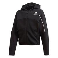 adidas Trainingsjacke, Kapuze, für Kinder, schwarz