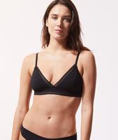 Soutien-gorge triangle sans armatures, pads amovibles