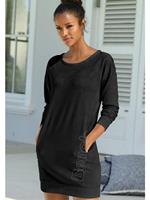 Bench. Loungewear Sweatjurk met logoprint opzij