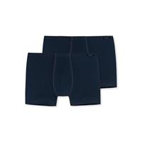 Schiesser Short set van 2 stuks donkerblauw - Essentials 