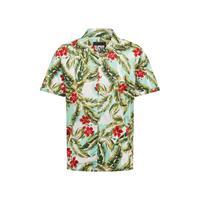 hemd hawaiian Kurzarmhemden grün Herren 