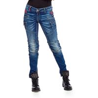 CIPO & BAXX Jeanshose Jeanshosen blau Damen 