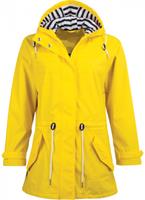 pro-xelements Pro-X Elements regenjas dames met capuchon polyester/polyurethaan geel mt 46