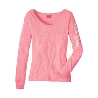 Venice Beach Shirt met lange mouwen met sportieve logoprint, sportief-casual