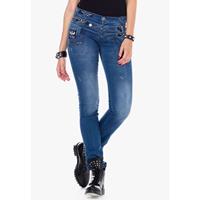 CIPO & BAXX Jeans Jeanshosen blau Damen 