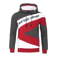 Rusty Neal Hoodie met contrasterende kleurblokken