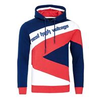 Rusty Neal Hoodie met contrasterende kleurblokken