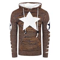 Rusty Neal Grof gebreide hoodie
