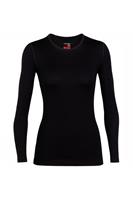 Icebreaker 260 Tech Thermoshirt Dames Zwart