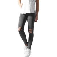 Urban Classics Ladies Cutted Knee Leggings Leggings schwarz Damen 