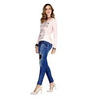 CIPO & BAXX Langarmshirt Langarmshirts rosa Damen 