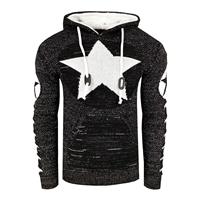 Rusty Neal Grof gebreide hoodie