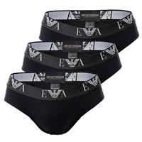 Armani Monogram slips 3-pack zwart