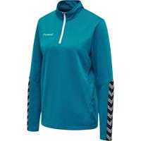 Hummel hmlAUTHENTIC HALF ZIP SWEATSHIRT WOMAN Sweatshirts blau Damen 