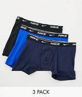 Nike 3 Pack Boxershorts Heren - Blue- Heren, Blue