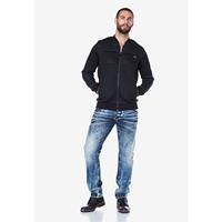 CIPO & BAXX Freizeitjacke Sweatjacken schwarz Herren 