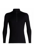 icebreaker 260 Tech Ls Half Zip Zwart