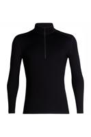 Icebreaker Icebreaker 260 Tech Half Zip Thermoshirt Zwart