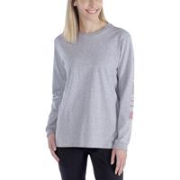 Bekleidung Long Sleeve T-Shirt Langarmshirts grau Damen 