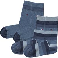 Tommy Hilfiger Kids 2-pack Socks Basic Jeans Striped