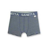 Sanetta Jungen Shorts - Pants, Unterhose, Logobund, Organic Cotton, gestreift Boxershorts für Jungen grün Junge 