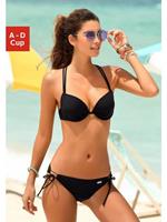 Buffalo Push-up Bikini mit geflochtenem Rückendetail Bikinis schwarz Damen 