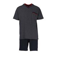 Gotzburg Shortama Manhattan blauw V-hals