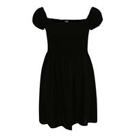 kleid smoked Sommerkleider schwarz Damen 