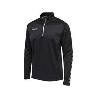 Hummel Trainingsshirt Authentic 1/2 Zip - Zwart/Wit Kids